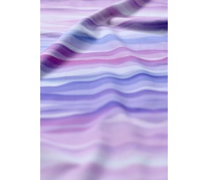Jersey - Wavy Stripes lila